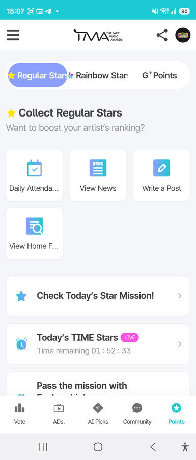 Points Tab